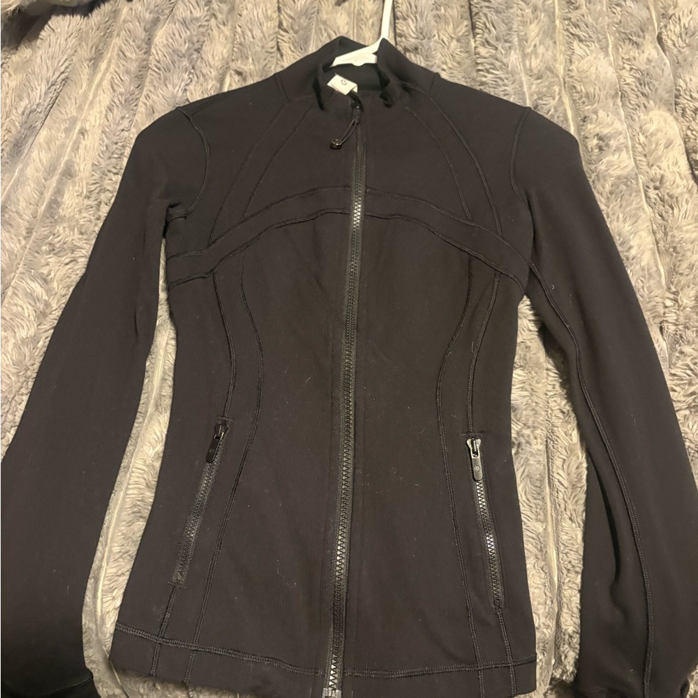 Women's Black Zip-Up Jacket